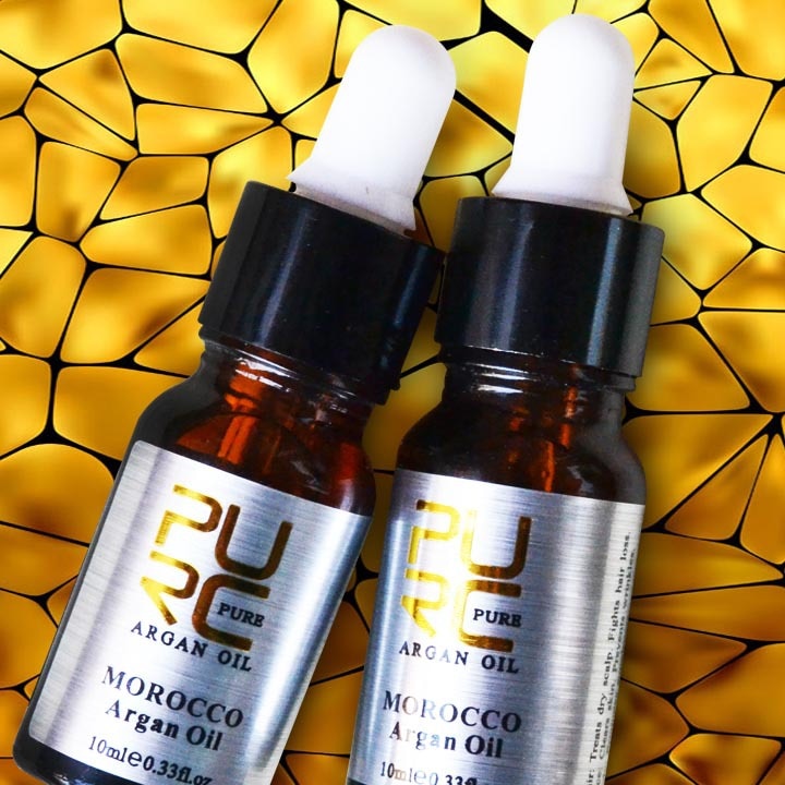 Moroccan Pure Argan Oil For Hair Care 2 Pcs 10ml GearBeauty