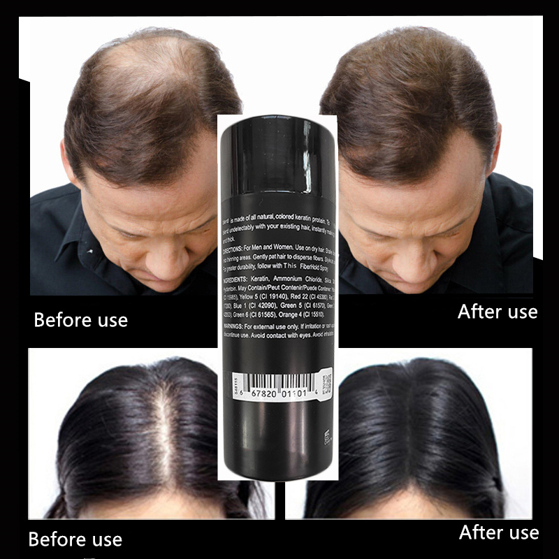 TOPPIK Hair Fibers Spray Keratin Instantly Thickening black Wig